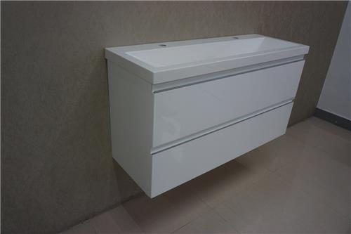 Badmeubel WB onderkast wit 100x36cm tweegats