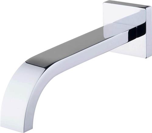 Wiesbaden Rombo Inbouw Uitloop 25 cm. - Chroom