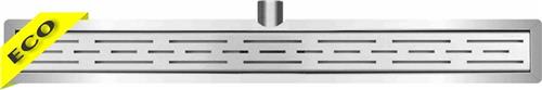 Wiesbaden Eco RVS Douchegoot met Flens 110 cm.