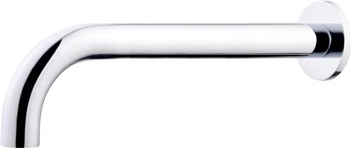 Wiesbaden Caral Inbouw Baduitloop 25 cm. - Chroom
