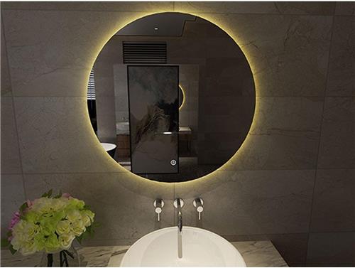 Wiesbaden Giro Badkamerspiegel Rond - 100cm -  LED Verlichting - Touch Schakelaar