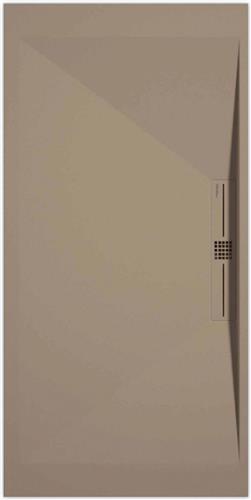 Sanifun douchebak Stone Side Moka Smooth 1300 x 700 P