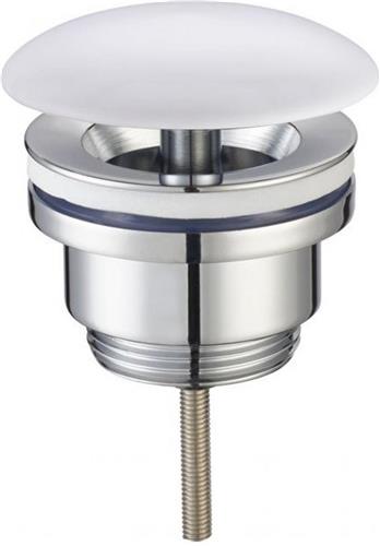 Sanifun Luxe wastafelplug Gillion keramisch wit