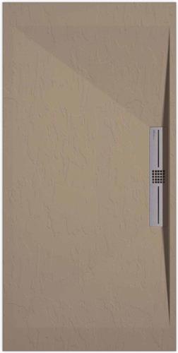 Sanifun douchebak Stone Side Moka Slate 1400 x 700 S