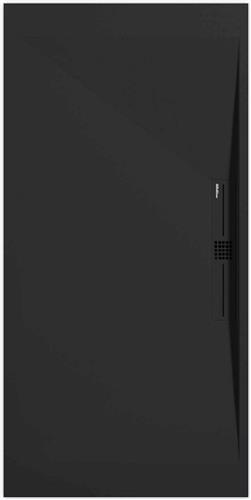 Sanifun douchebak Stone Side Black Smooth 1400 x 700 P