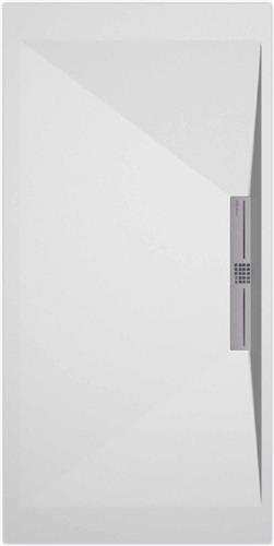 Sanifun douchebak Stone Side White Smooth 1300 x 900 S