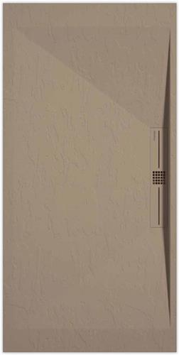 Sanifun douchebak Stone Side Moka Slate 900 x 700 P