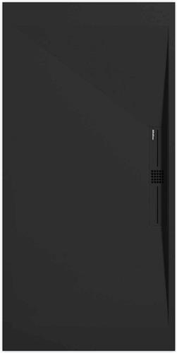 Sanifun douchebak Stone Side Black Smooth 1600 x 900 P