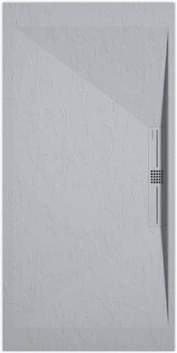 Sanifun douchebak Stone Side Gray 7035 Slate 1600 x 800 P