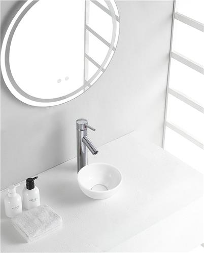 Wiesbaden Consilio Opzetwaskom 20 x 20 x 9 cm. - Wit