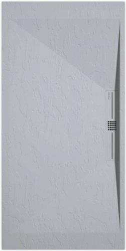 Sanifun douchebak Stone Side Gray 7035 Slate 1000 x 800 P