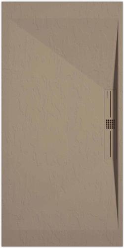 Sanifun douchebak Stone Side Moka Slate 1100 x 800 P