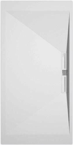 Sanifun douchebak Stone Side White Smooth 1100 x 800 P