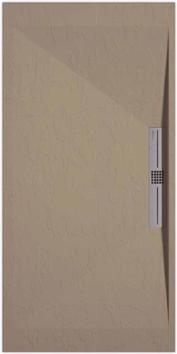 Sanifun douchebak Stone Side Moka Slate 1400 x 800 S