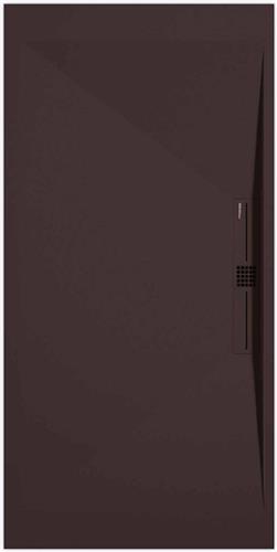 Sanifun douchebak Stone Side Chocolate Smooth 1400 x 700 P