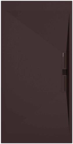 Sanifun douchebak Stone Side Chocolate Smooth 1200 x 700 P