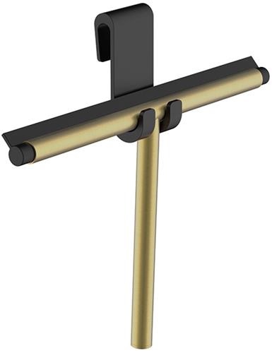 Sanifun raamwisser Pico met flexibele glashaak geborsteld messing 250