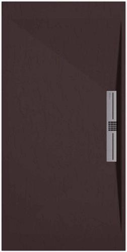 Sanifun douchebak Stone Side Chocolate Slate 1600 x 900 S