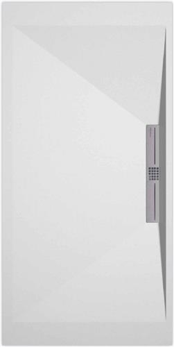 Sanifun douchebak Stone Side White Smooth 900 x 900 S