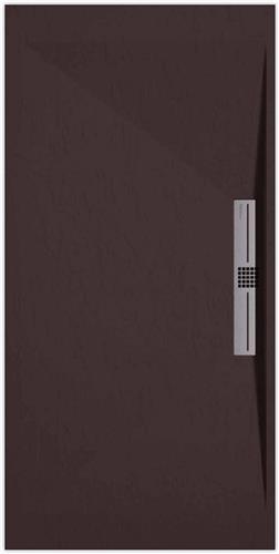 Sanifun douchebak Stone Side Chocolate Slate 900 x 700 S