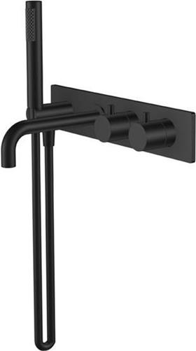 Wiesbaden Style Inbouw Badmengkraan - Mat Zwart
