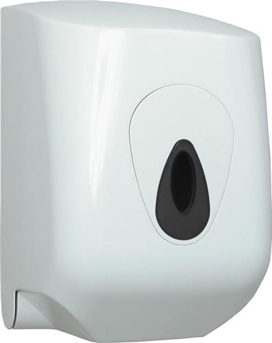 Poetsroldispenser midi - Wit - PlastiQline - Kunststof