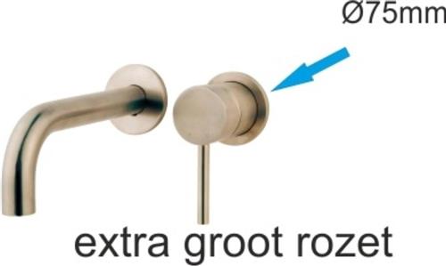 Xellanz rozet 75mm tbv kraangedeelte 29.4121 - Geborsteld Staal