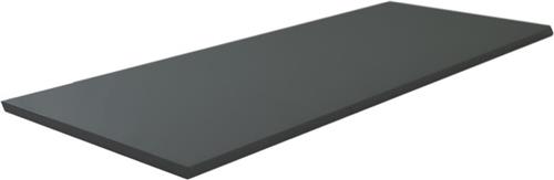 Wiesbaden Vision topblad 1210x475x25 hoogglans grijs