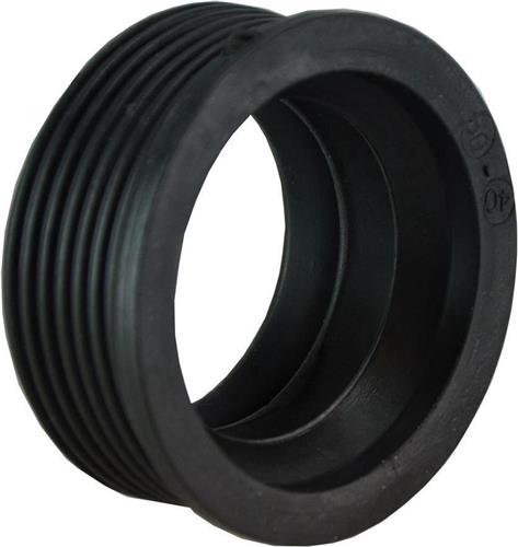 Wiesbaden Rubber Manchet 50 x 32 mm. - Zwart