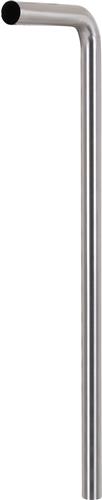 Differnz Vloerbuis Mat Chroom  Duurzaam Roestvrij staal  Ø 32 mm  750 x 220 mm