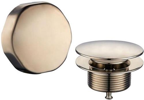 Wiesbaden Gemma Knop/Plug Badoverloopcombinatie - RVS Look