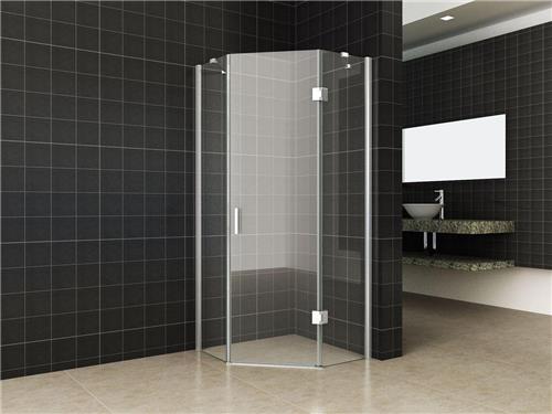 Wiesbaden Douchecabine vijfhoek 8 mm NANO 90 x 90 x 200 cm