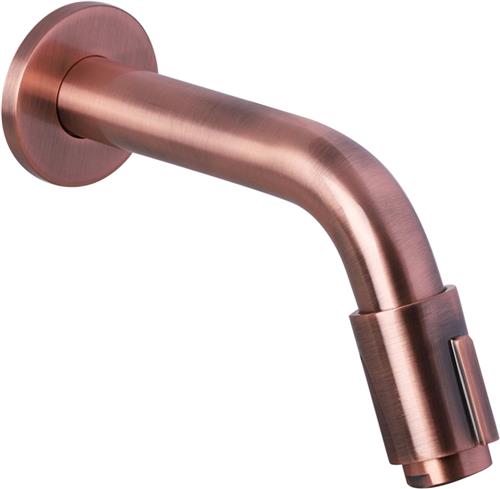 Differnz Muurkraan - Koud Water - Wastafelkraan - 11 cm - rood koper