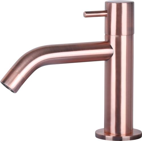 Differnz Wastafelkraan Gebogen  Kraan Koud Water  Toiletkraan  Koper