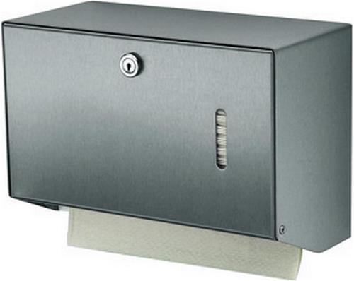 Handdoekdispenser aluminium klein voor Wandmontage van MediQo-line