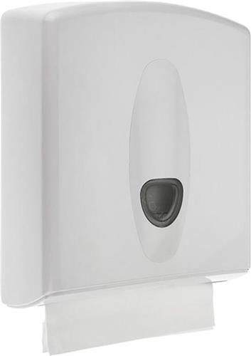 Handdoekdispenser, papieren handdoekjes dispenser, papieren handdoek houder - PQ20MidiH, Midi, kunststof