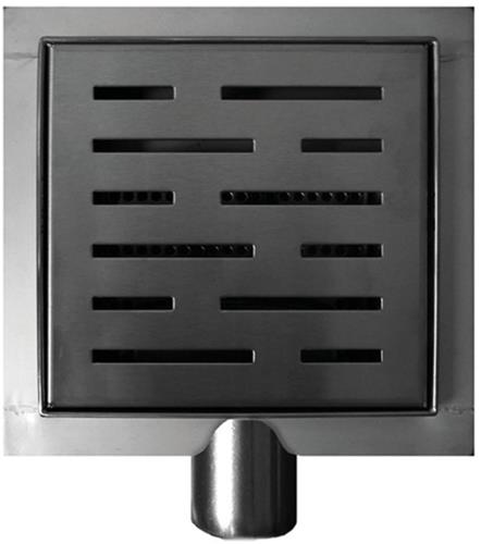 Wiesbaden Drain Doucheput 15 x 15 cm. - RVS