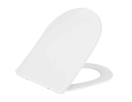 WB Shade Slim toiletzitting + deksel one-touch mat-wit