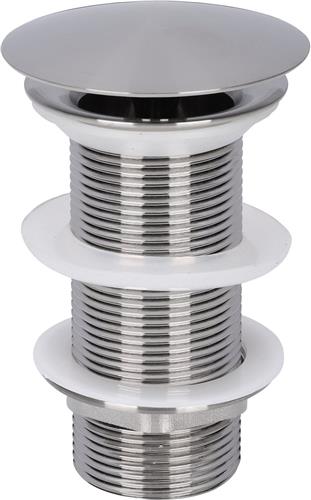 Differnz Afvoerplug Mat Chroom - Always Open Mix & Match - Maat: L - Ø 72 mm