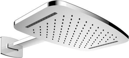Wiesbaden Roca Waterval Hoofddouche met Douchearm 40 x 25 cm. - Chroom