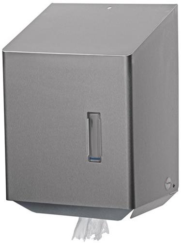 RVS Papieren handdoek dispenser met Center-Pull Ophardt Hygiene SanTRAL CEU 1