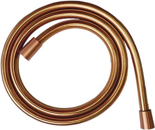 Wiesbaden Smooth Kunststof Doucheslang 150 cm. - Geborsteld Koper