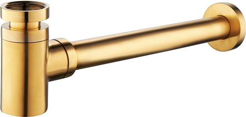Wiesbaden Star luxe sifon laag 11/4'' geborsteld messing (goud)