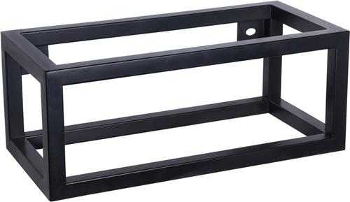 Differnz handdoekrek  voor fontein 37.5 x 18.5 cm  powder coated steel  zwart