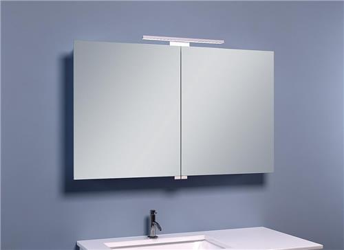 Xellanz Bright Lucia luxe spiegelkast 100x60cm met LED verlichting aluminium