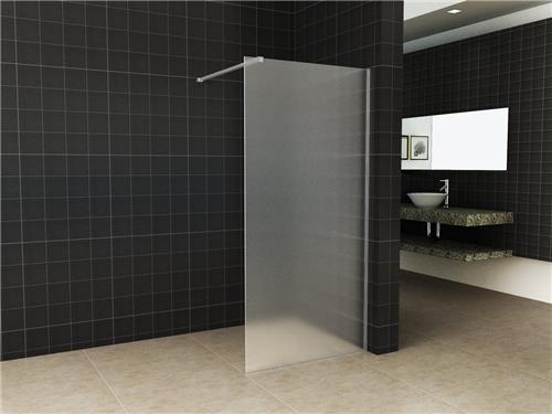 Profielset Wiesbaden Slim inclusief stabilisatiestang 120 cm geborsteld staal
