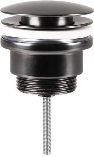Differnz Design Afvoerplug Gun Metal  Popup  Ø 63mm  Mix & Match  Kleine schroef