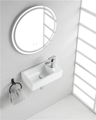 Wiesbaden Rhea fontein rechts 45.5x26x12cm wit