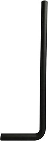 Wiesbaden Vloerbuizen 750 x 220 x 32 mm. - Lang - Mat Zwart