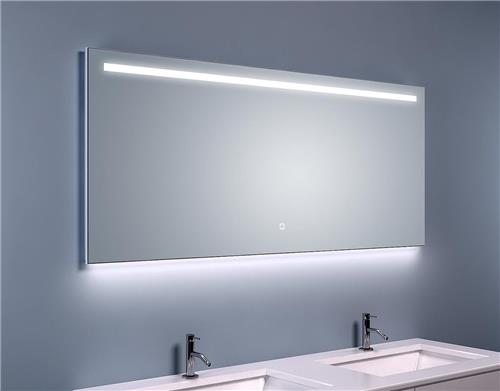 Badkamerspiegel Wiesbaden Ambi One - 140x60cm - LED - Verwarming - Anti Condens - Touch Lichtschakelaar - Dimbaar